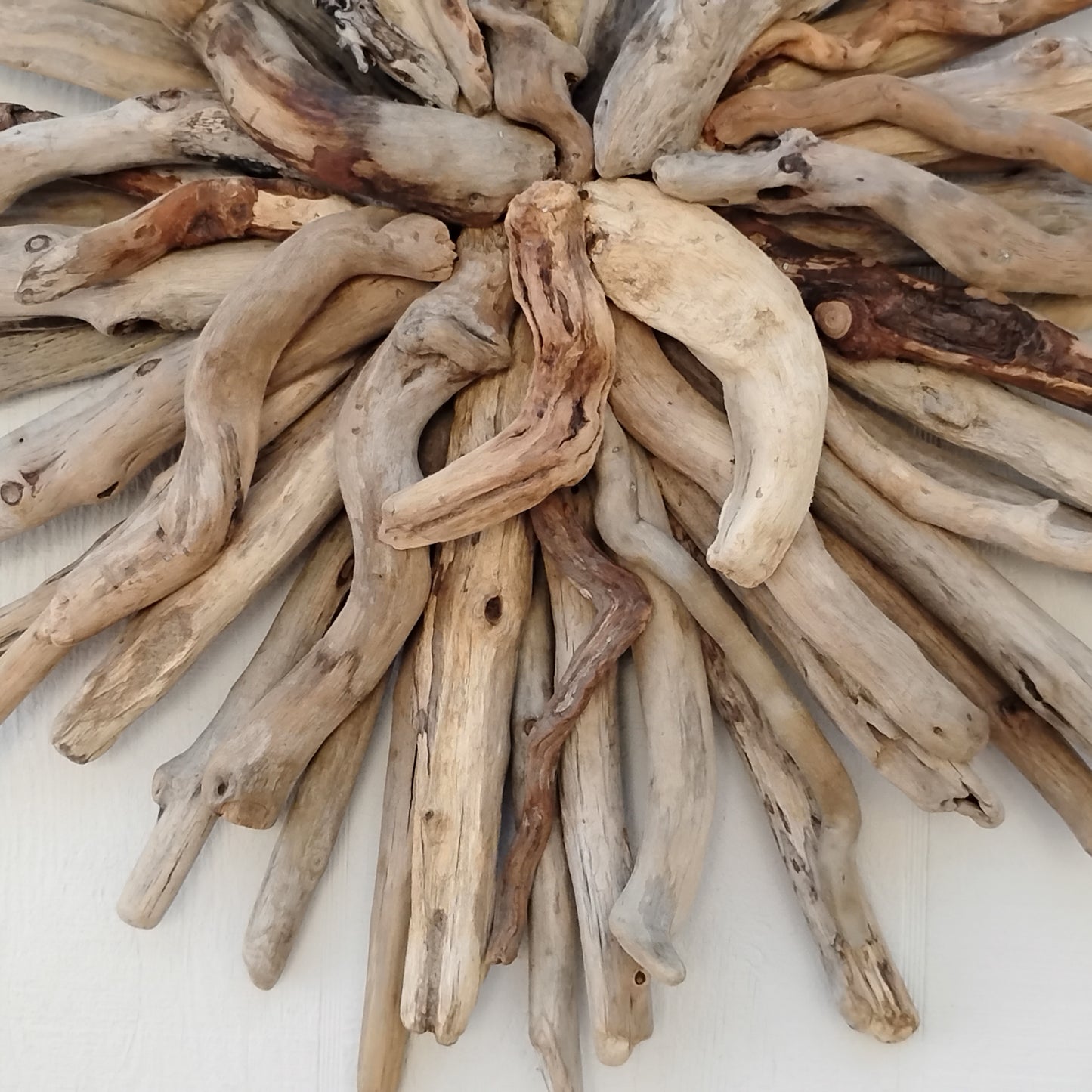 Driftwood Art Round Wall Sculpture