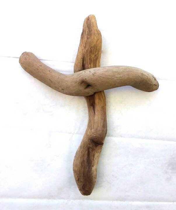 Rustic Driftwood Religious Wall Cross