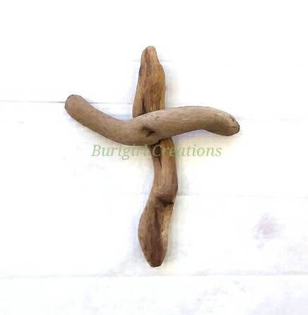 Rustic Driftwood Religious Wall Cross