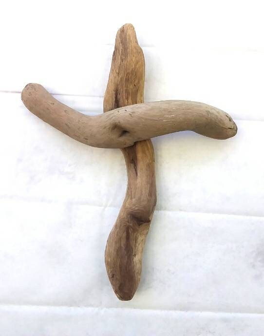 Rustic Driftwood Religious Wall Cross