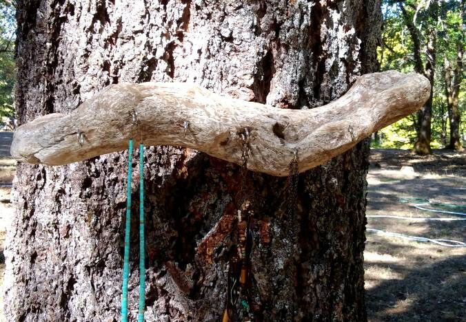 Boho Driftwood Necklace Display Handmade