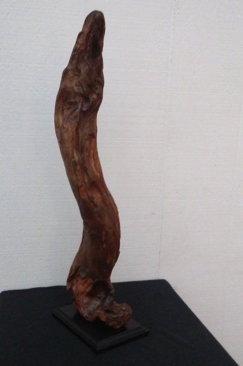 Natural Rustic Driftwood Art Fireplace Mantel Decor Sculpture