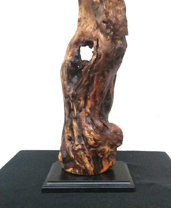 Tall Rustic Driftwood Art Floor Sculpture