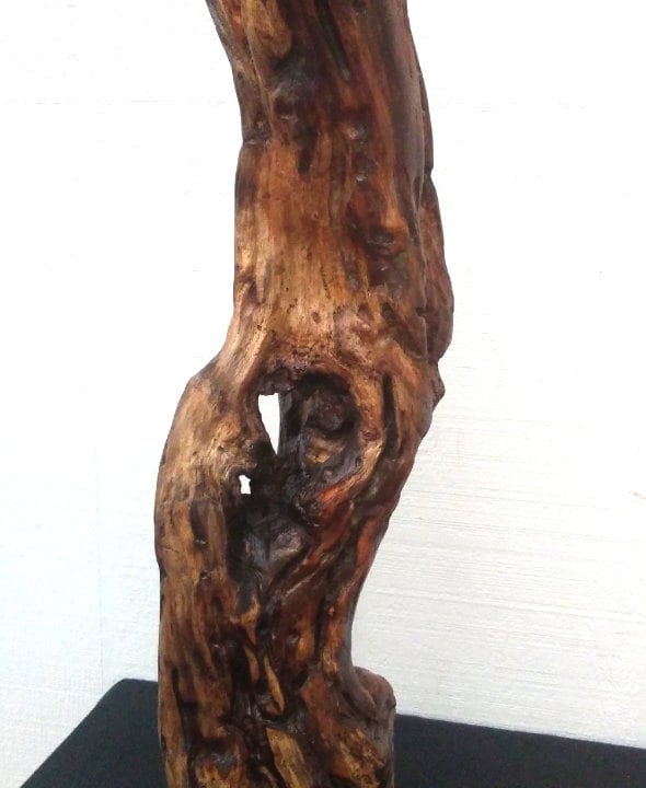 Tall Rustic Driftwood Art Floor Sculpture