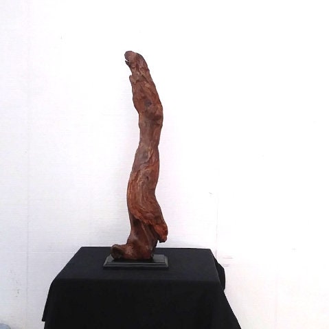 Natural Rustic Driftwood Art Fireplace Mantel Decor Sculpture