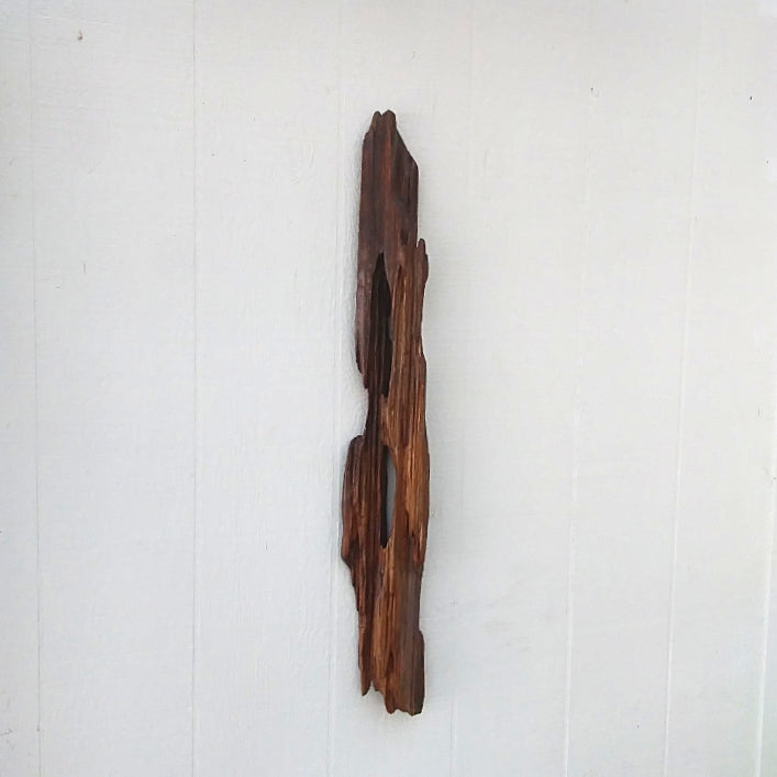 Long Rustic Driftwood Branch Vertical Living Room Wall Hanging