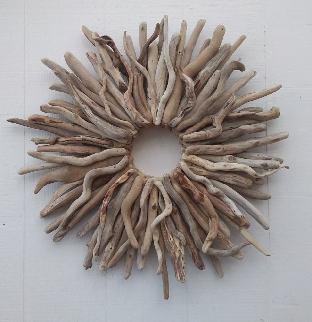 Large Natural Driftwood Starburst Wreath