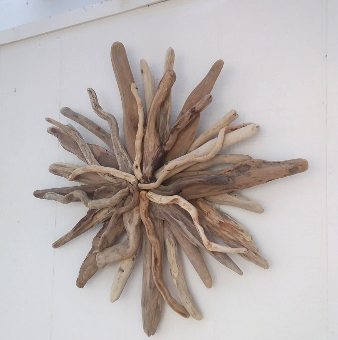 Driftwood Starburst Wall Sculpture