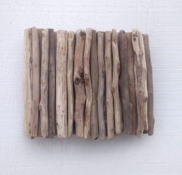 Geometric Wall Panel Square Driftwood Wall Accent