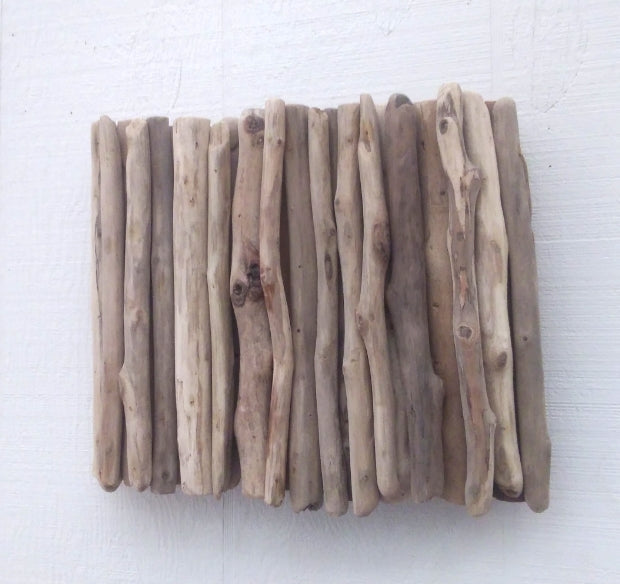 Geometric Wall Panel Square Driftwood Wall Accent