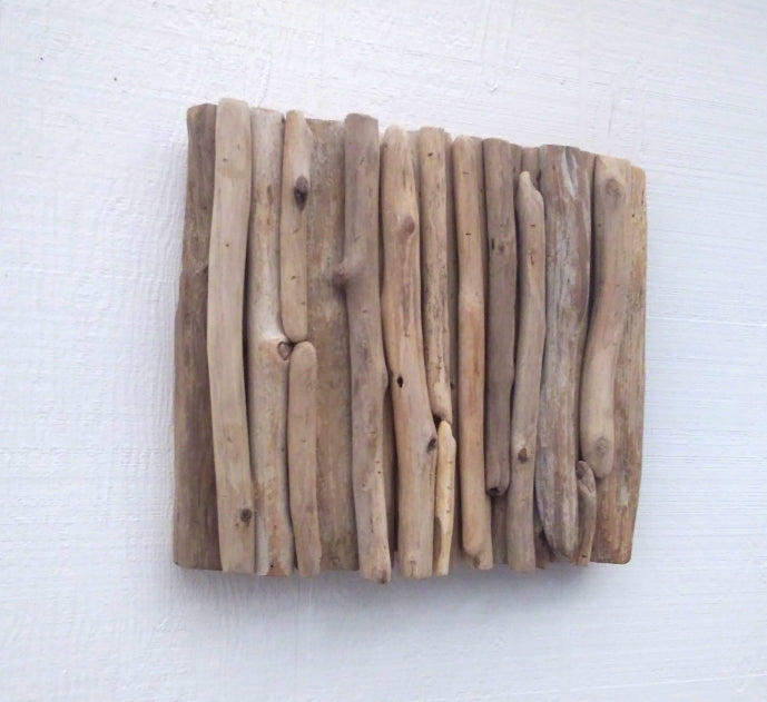 Rustic Wooden Wall Panel Modern Driftwood Decor