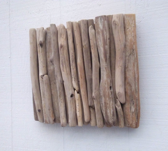 Rustic Wooden Wall Panel Modern Driftwood Decor