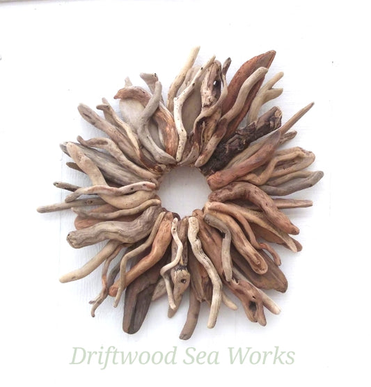 Large Driftwood Sunburst Wreath