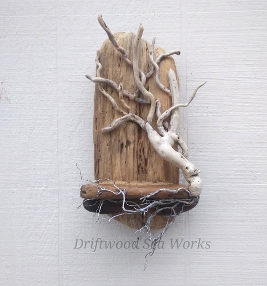 Driftwood Tree Wall Art Beach Cottage Decor