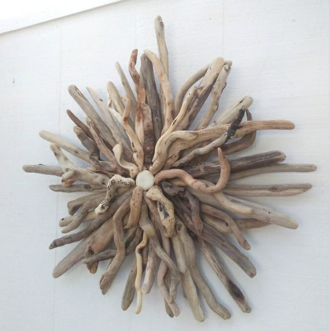 Driftwood Wall Art Sunburst