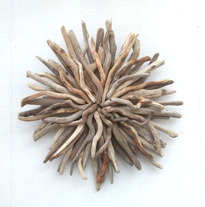 Driftwood Starburst Round Driftwood Wall Hanging