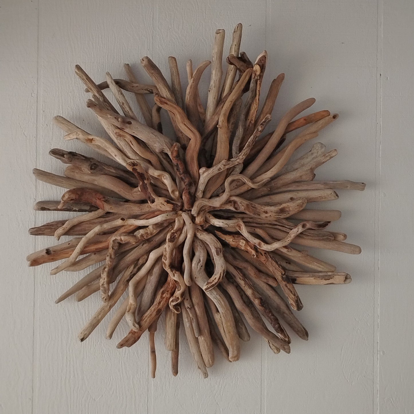 Driftwood Starburst Round Driftwood Wall Hanging