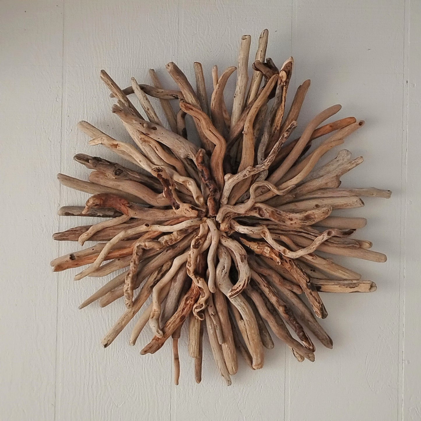 Driftwood Starburst Round Driftwood Wall Hanging