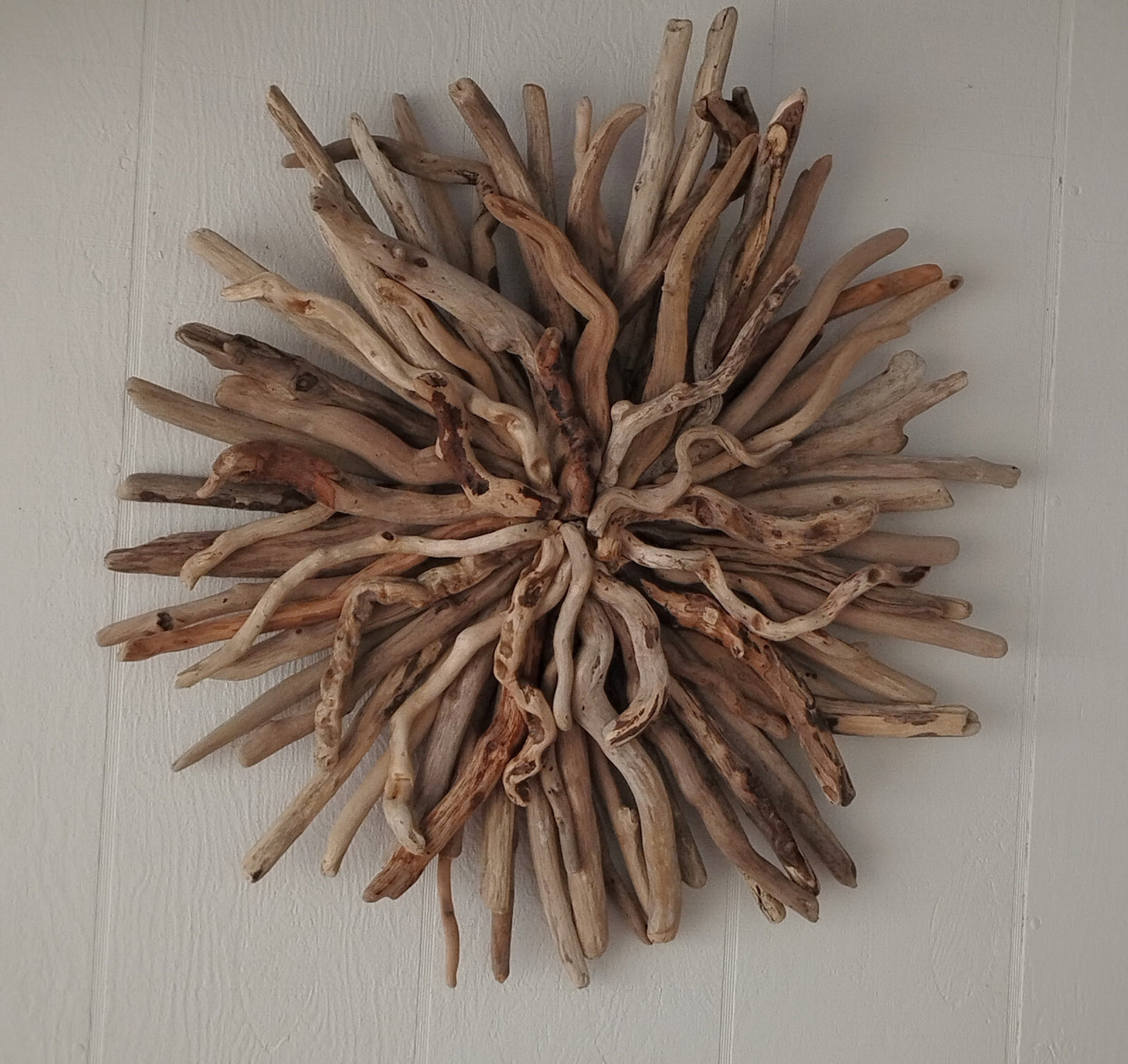 Driftwood Starburst Round Driftwood Wall Hanging