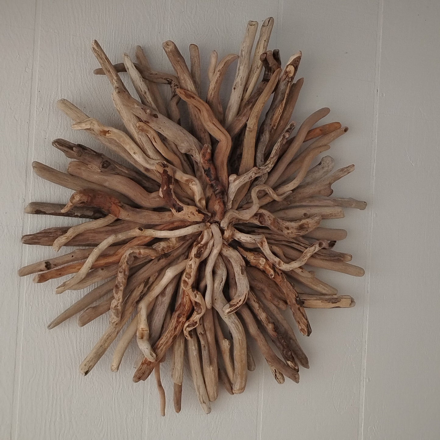 Driftwood Starburst Round Driftwood Wall Hanging