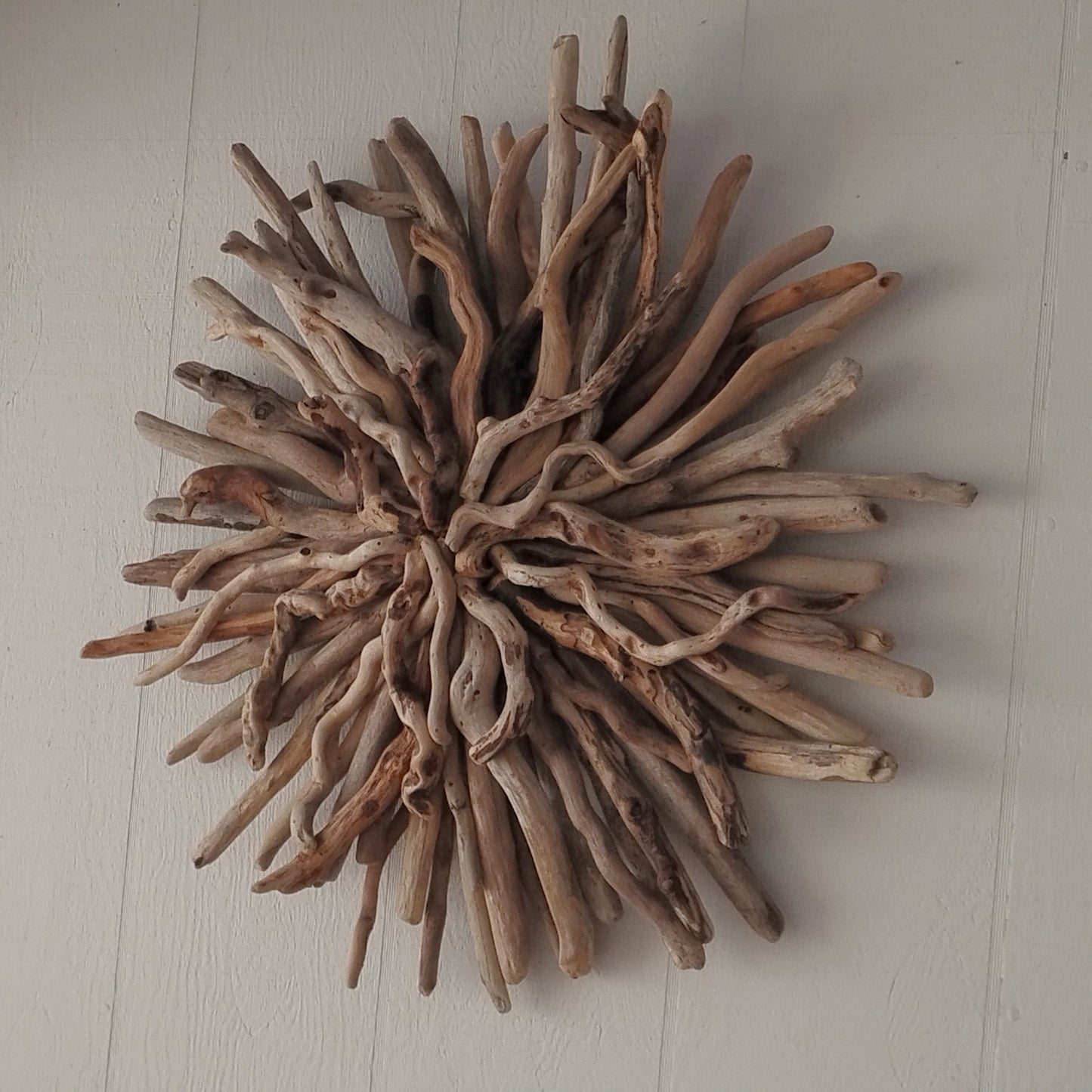 Driftwood Starburst Round Driftwood Wall Hanging