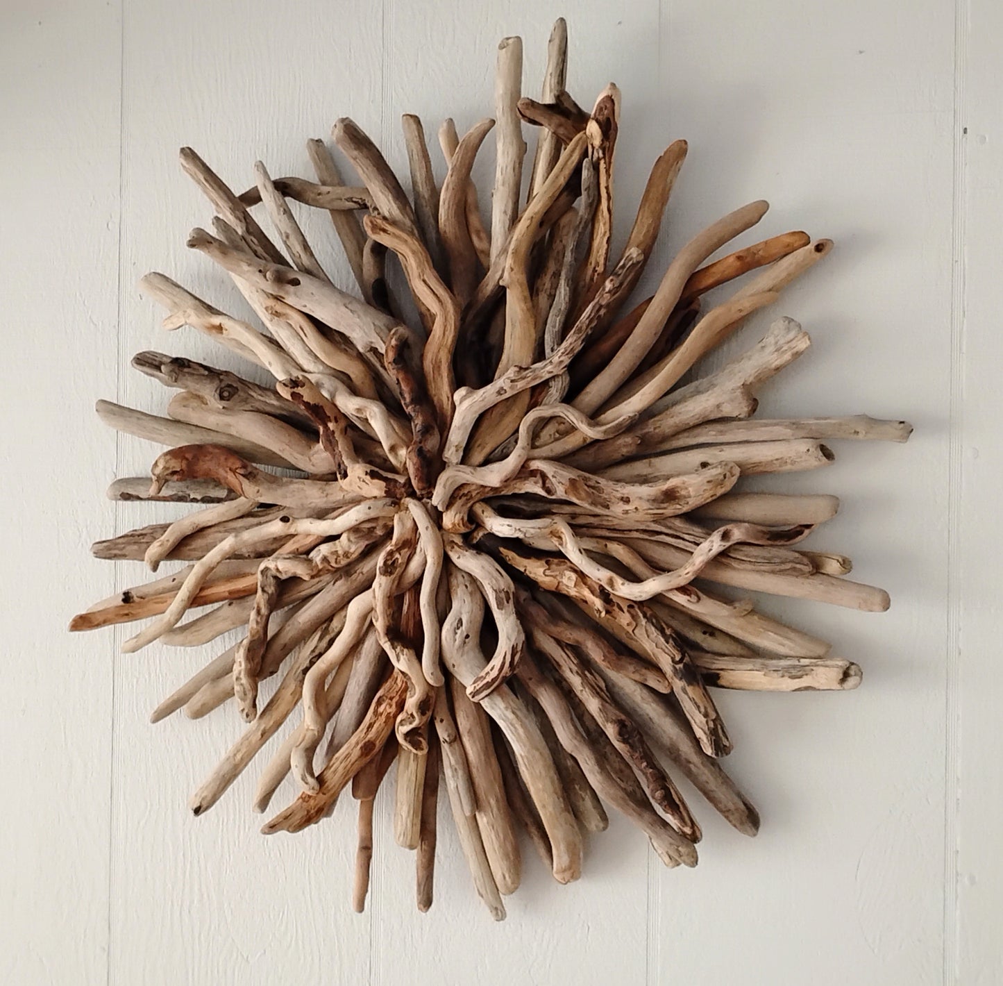 Driftwood Starburst Round Driftwood Wall Hanging