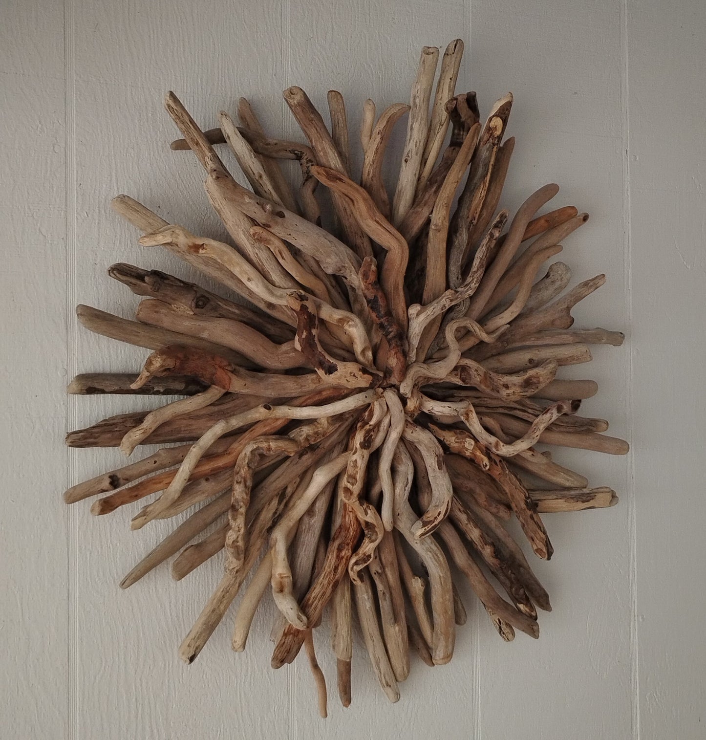 Driftwood Starburst Round Driftwood Wall Hanging