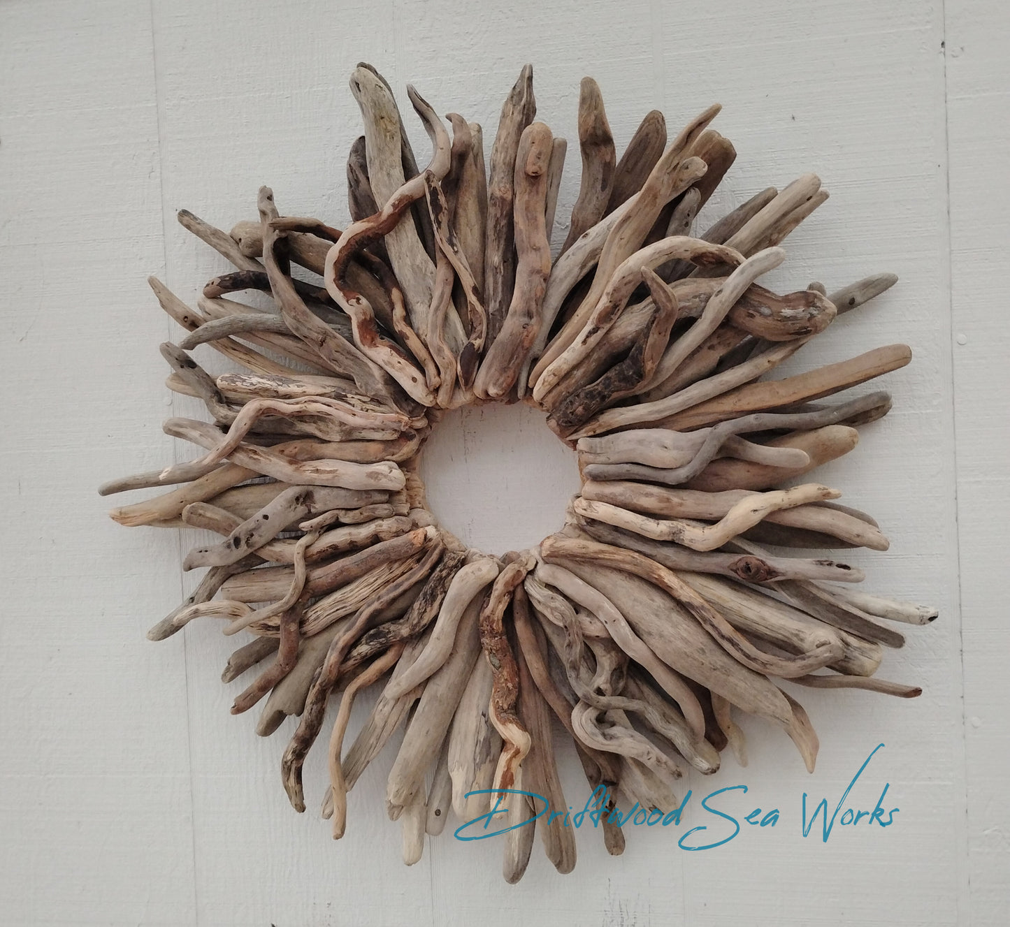 Large Natural Driftwood Starburst Wreath