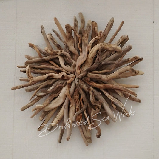 Driftwood Art Starburst Wall Hanging