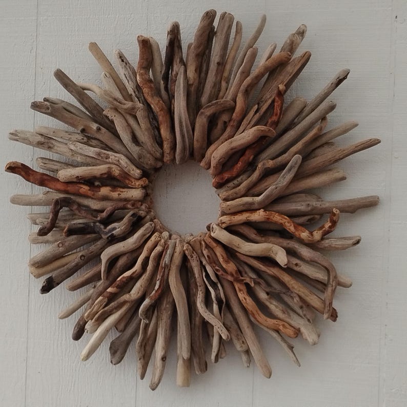 Large Natural Driftwood Starburst Wreath