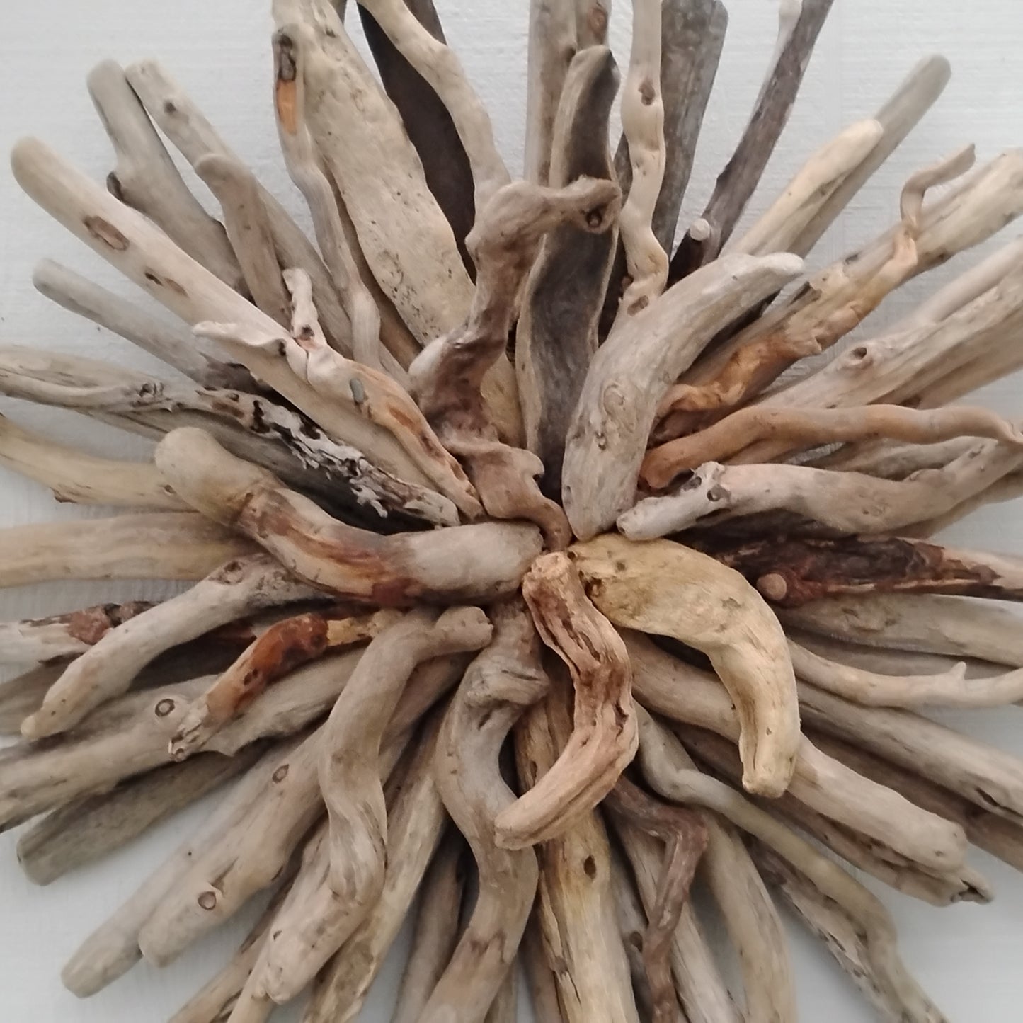 Driftwood Starburst Round Driftwood Wall Hanging