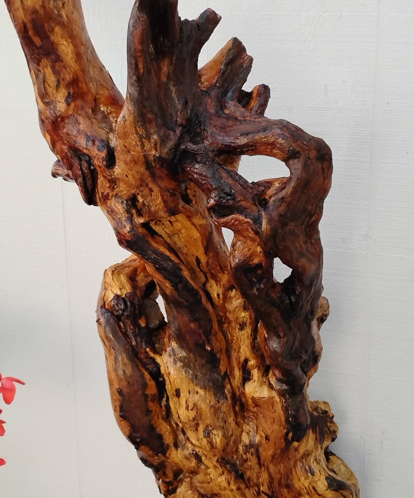 Large Driftwood Art Floor Sculpture Handcrafted in Oregon