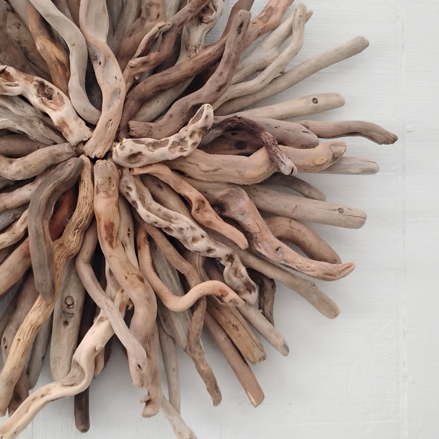 Driftwood Art Round Wall Sculpture