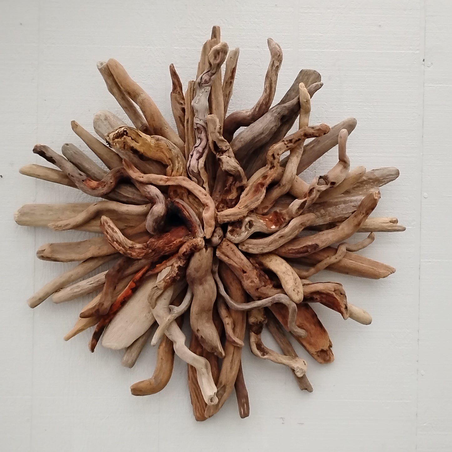 Driftwood Starburst Round Driftwood Wall Hanging
