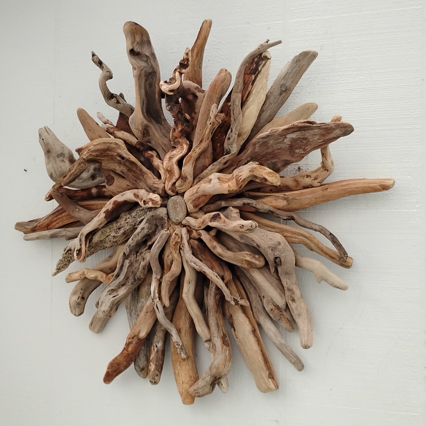 Driftwood Art Sunburst Rustic Wall Hanging