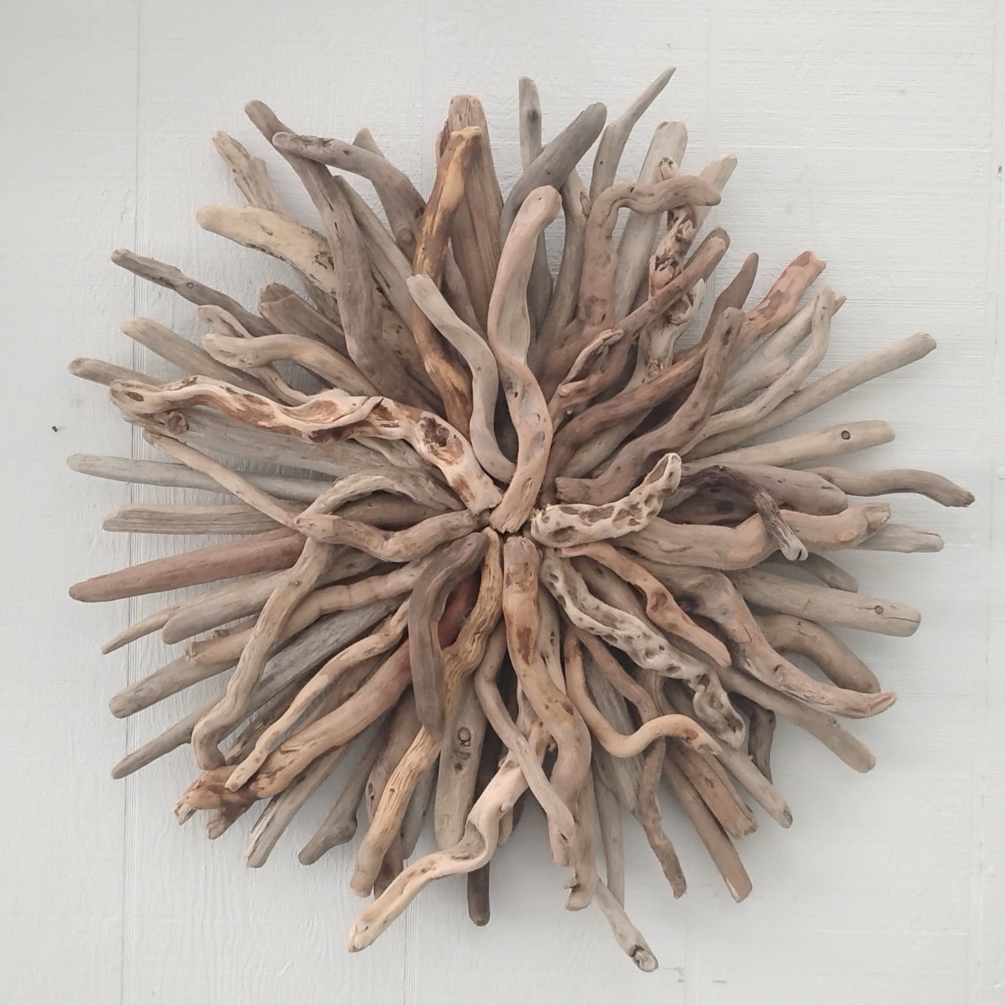 Driftwood Art Round Wall Sculpture