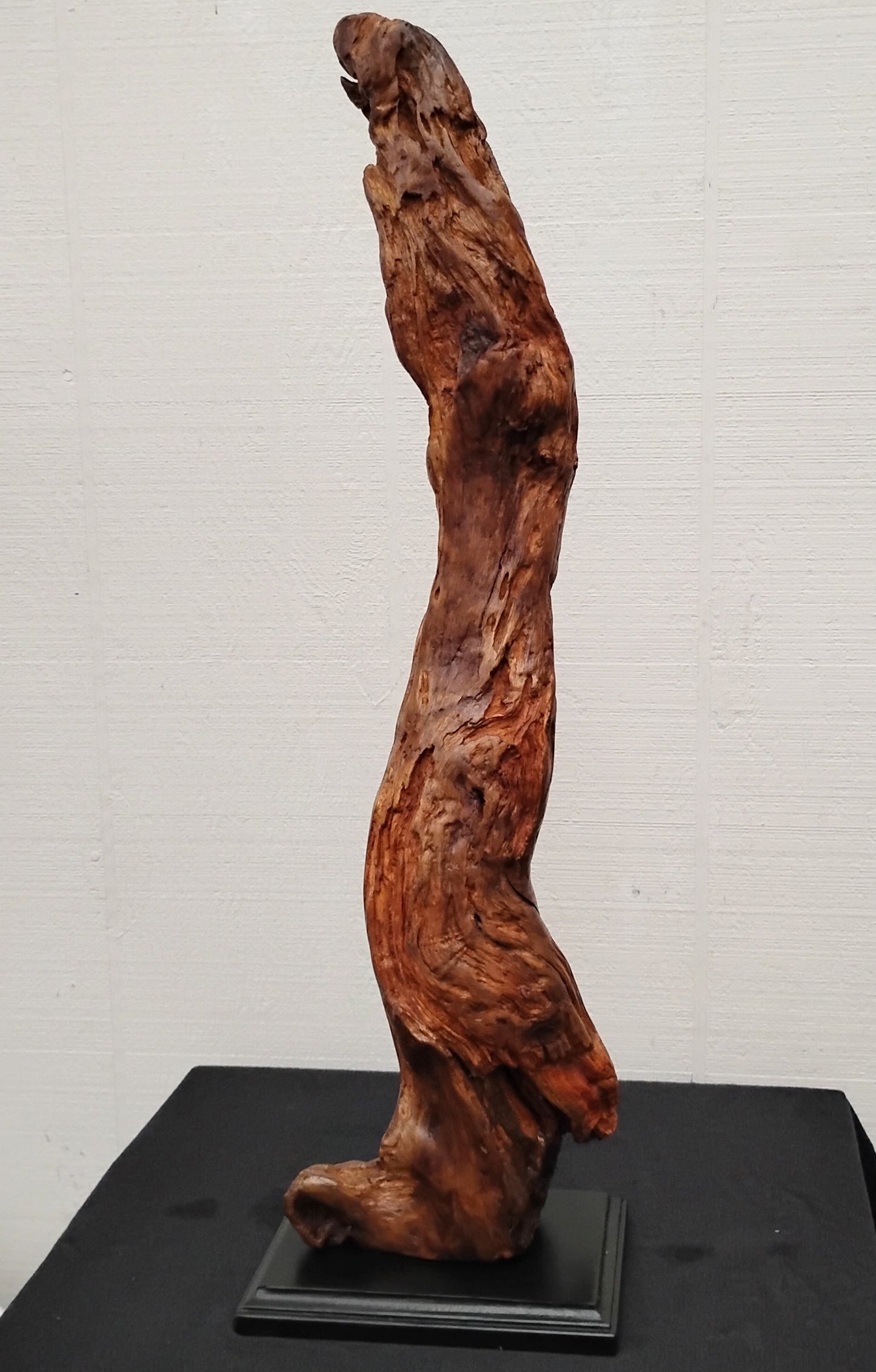 Natural Rustic Driftwood Art Fireplace Mantel Decor Sculpture