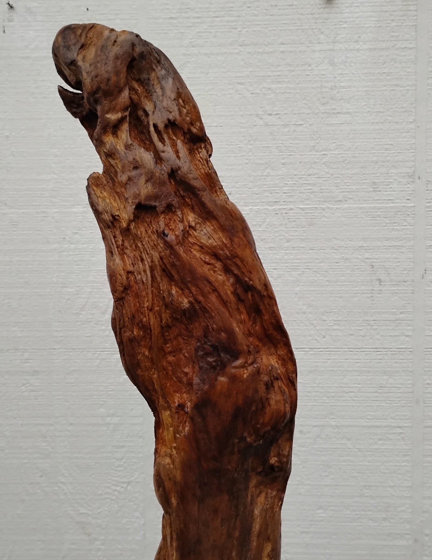 Natural Rustic Driftwood Art Fireplace Mantel Decor Sculpture