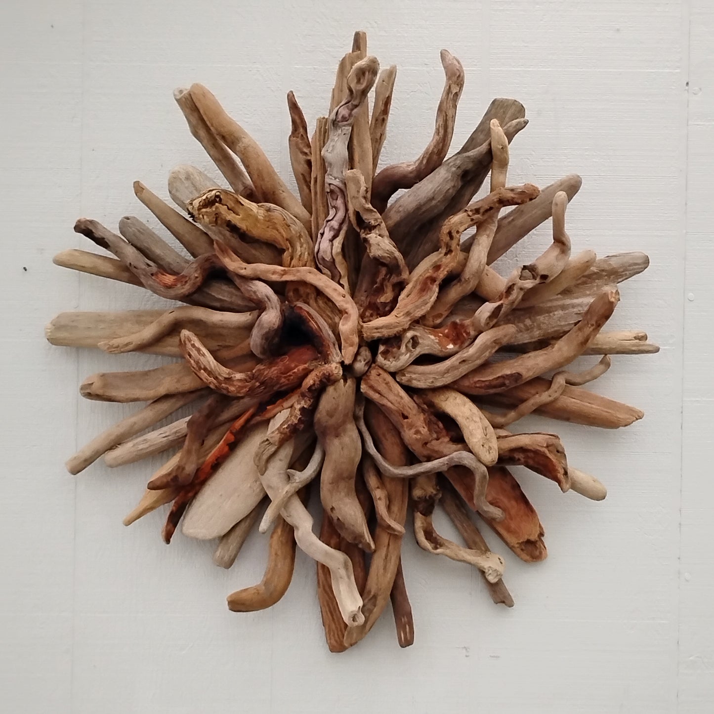 Driftwood Starburst Round Driftwood Wall Hanging