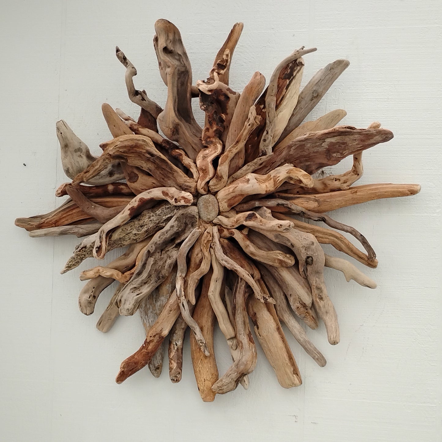 Driftwood Art Sunburst Rustic Wall Hanging