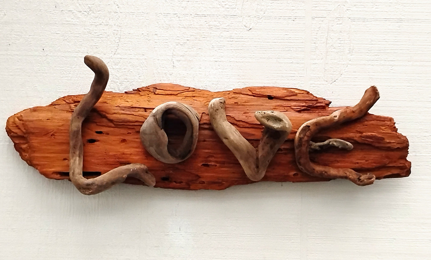 Love Sign Driftwood Art Wall Hanging