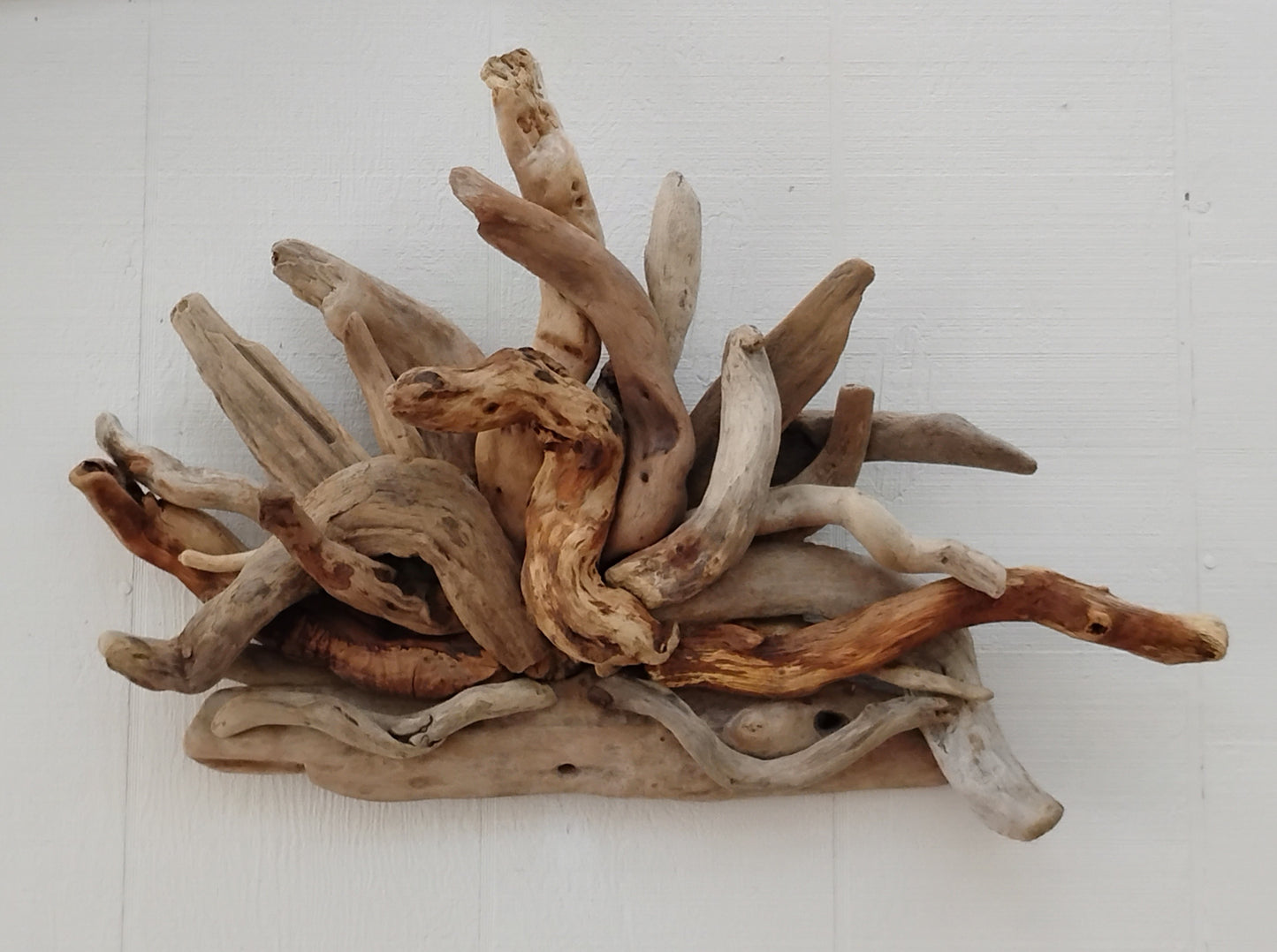 Driftwood Wall Sculpture Abstract Rustic Room Decor
