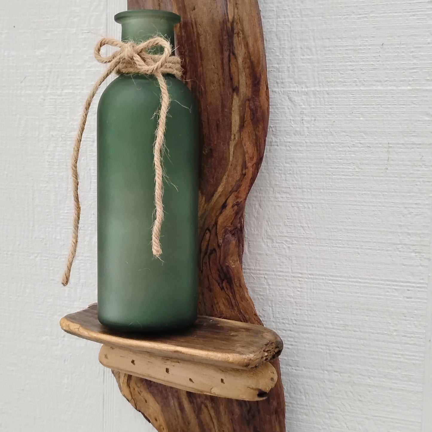 Rustic Driftwood Art Flower Vase /Air Plant Bottle Vase