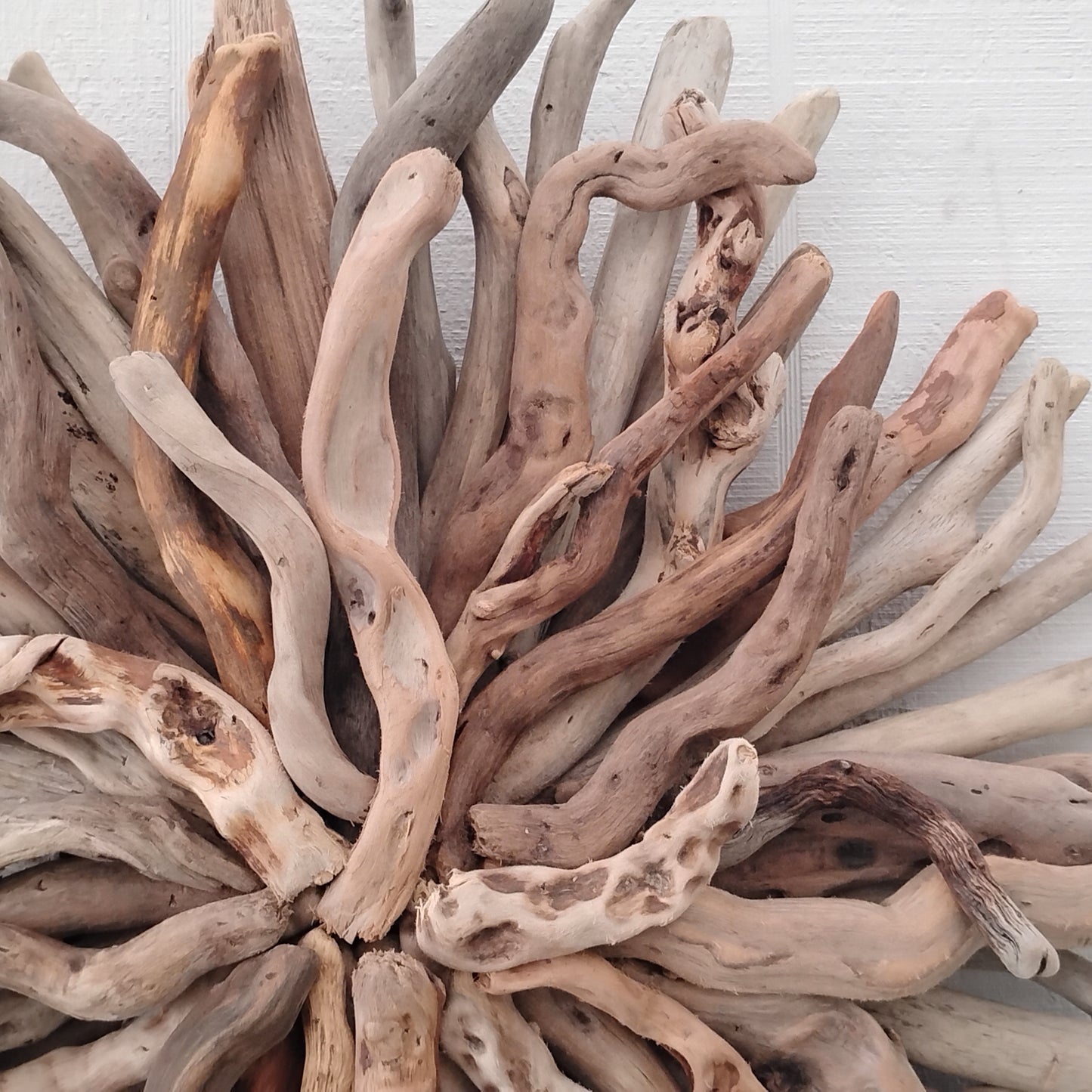 Driftwood Art Round Wall Sculpture