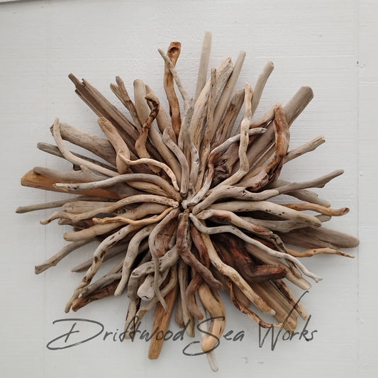 Driftwood Wall Art Sunburst