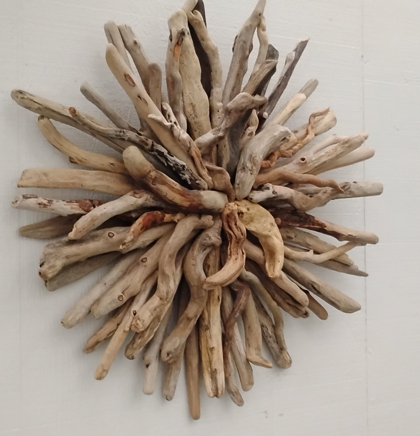 Driftwood Starburst Round Driftwood Wall Hanging