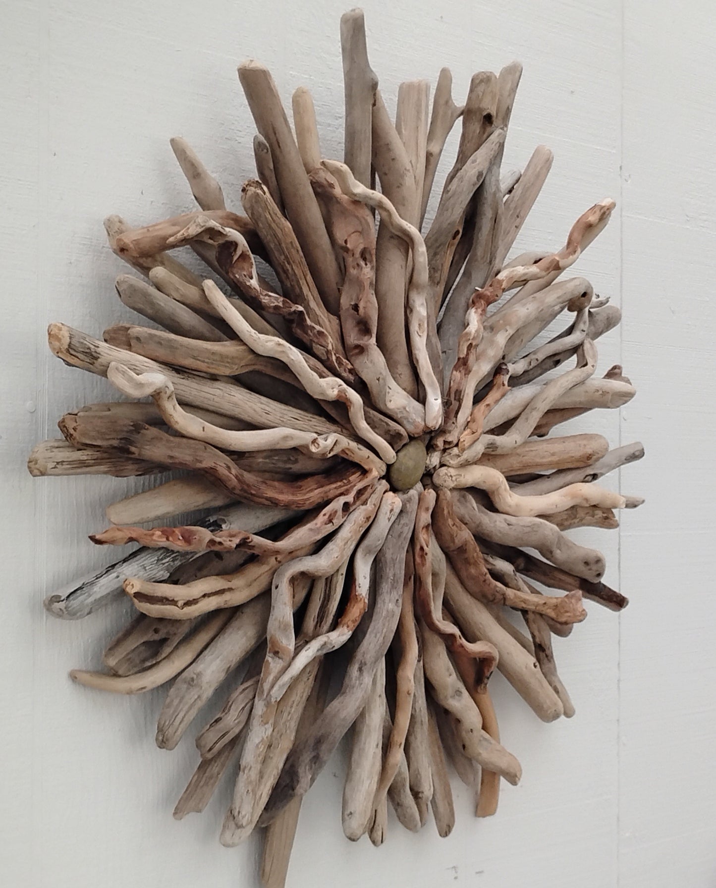 Driftwood Art Round Wall Sculpture