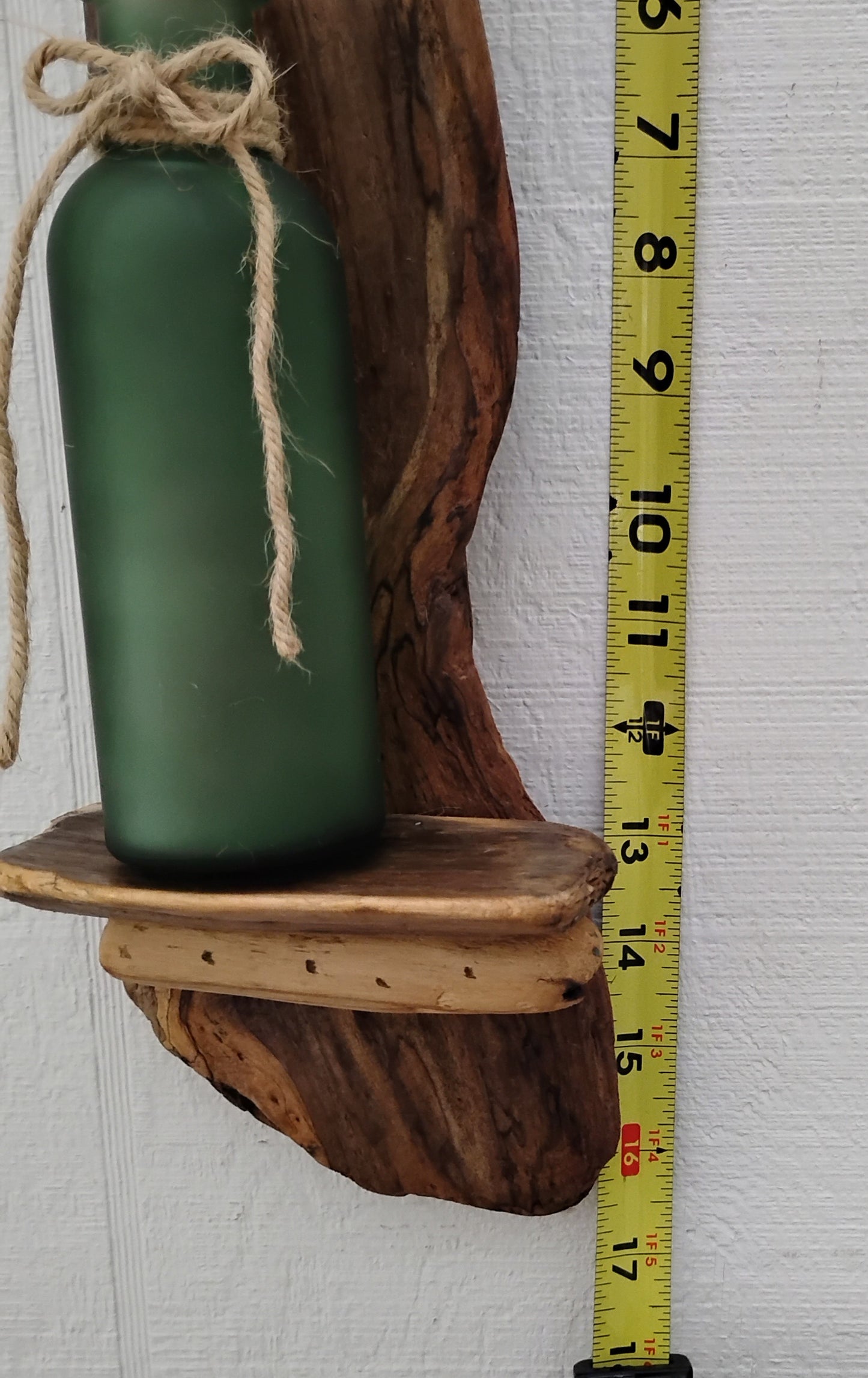 Rustic Driftwood Art Flower Vase /Air Plant Bottle Vase