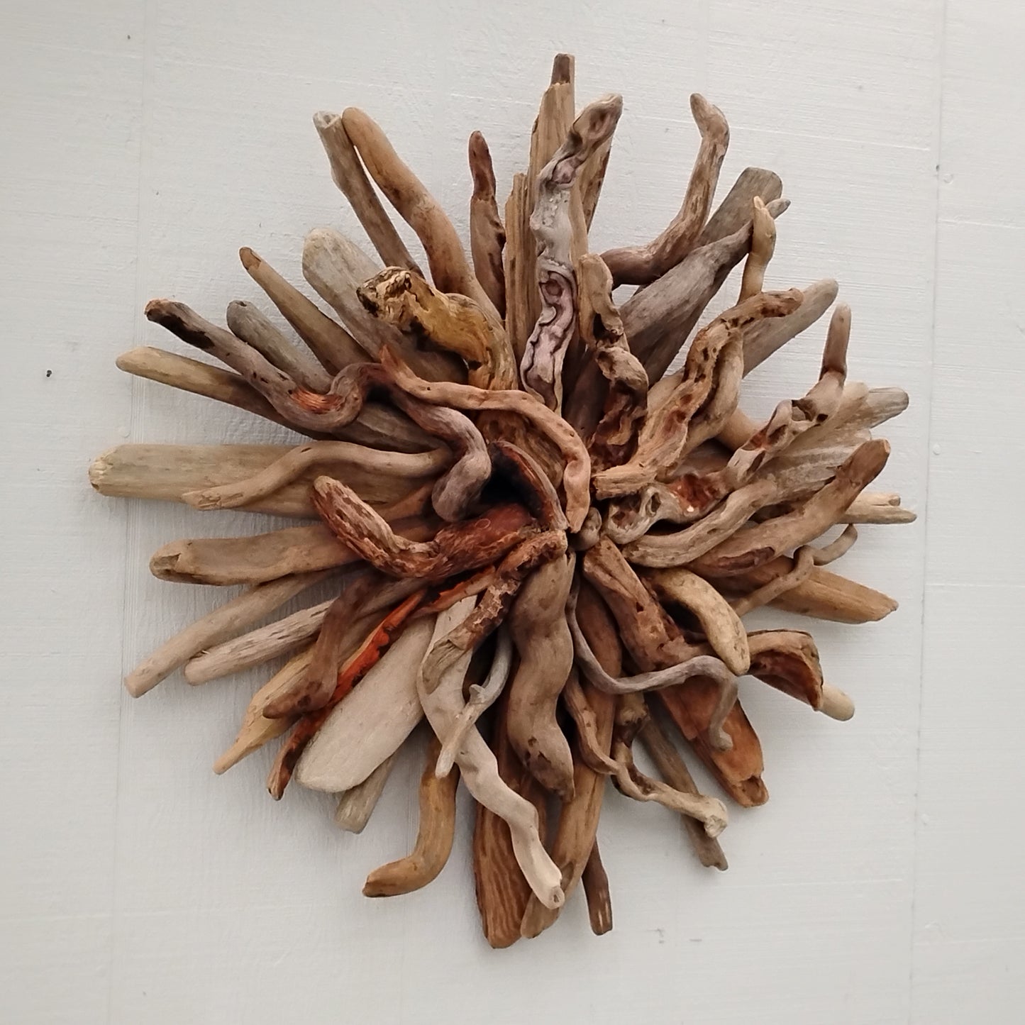 Driftwood Starburst Round Driftwood Wall Hanging