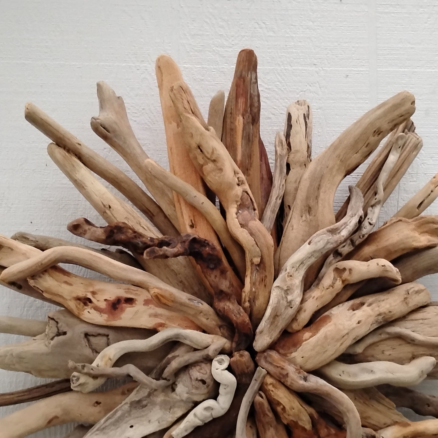 Natural Driftwood Art Starburst Wall Hanging